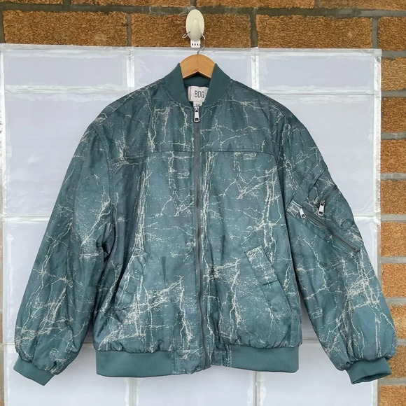Urban Outfitters BDG Marcy Oversized Nylon Bomber Jacket small - Picture 5 of 17